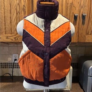 Anna Sui Orange and Purple Vest